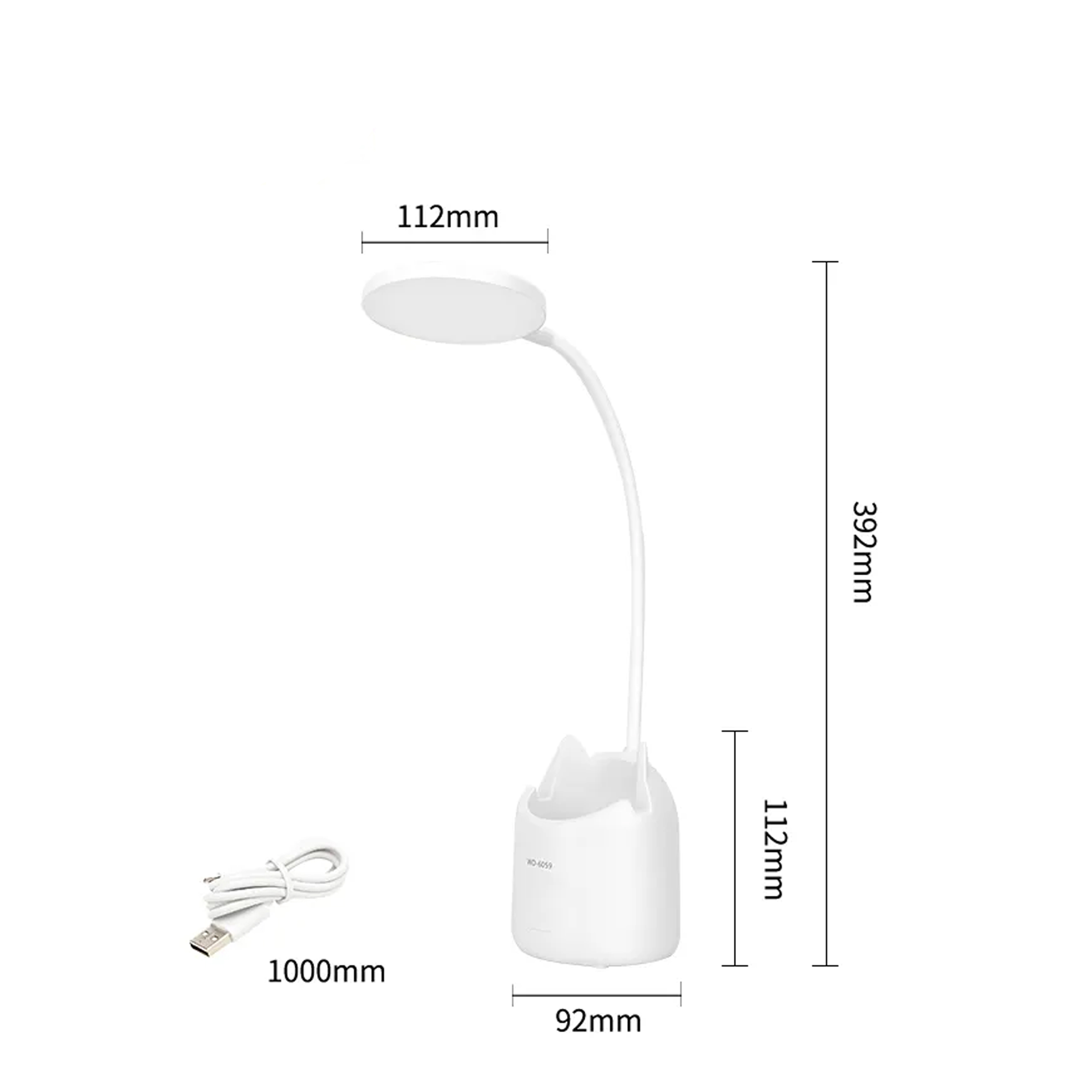Studielamp 3-in-1 – Bureaulamp met Organizer