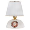 Stijlvolle Keramische Tafellamp met Decoratief Patroon – Verlicht Uw Huis met Kunst