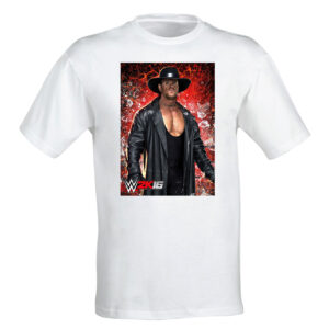 The Undertaker Korte Mouw T-shirt – Klassiek WWE Wrestling Shirt in Wit