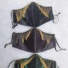 Fluwelen Avond Gezichtsmasker met Ketting Detail – Elegant Accessoire voor Formele Evenementen