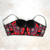 Dames Geborduurde Balochi Crop Cami Top