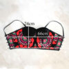 Dames Geborduurde Balochi Crop Cami Top