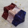 Dames Avondmasker – Elegant Pailletten Ontwerp in Verschillende Kleuren