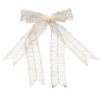 Dames Kant Haarstrik Clip Wit – Voor Alle Kapsels