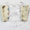Dames Linnen Crop Cami Top met Pailletten Borduurwerk