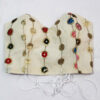 Dames Linnen Crop Cami Top met Pailletten Borduurwerk