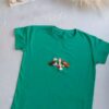 Dames Korte Mouwen Blouse met Borduursel – Uniek & Stijlvol Ontwerp