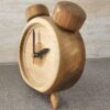 Minimalistische Ronde Houten Bureauklok