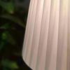 Witte en Gouden Geometrische Keramische Tafellamp