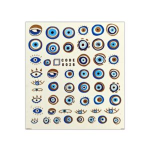 Stijlvolle Boze Oog Nagelstickers – Een Vleugje Mysterie en Geluk (3 stuks)