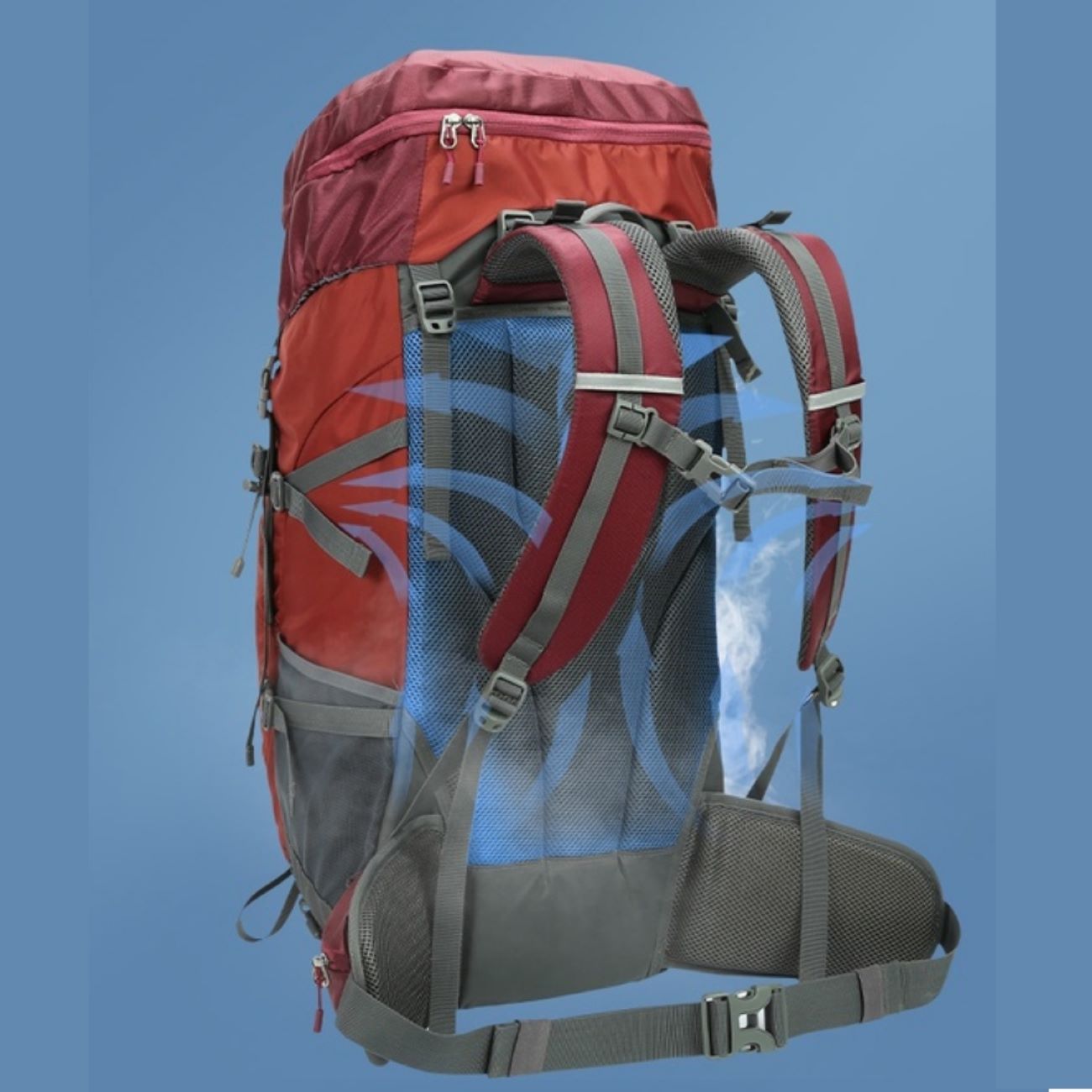 45+5-Liter Wandelrugzak – Camel Merk Premium Ontwerp