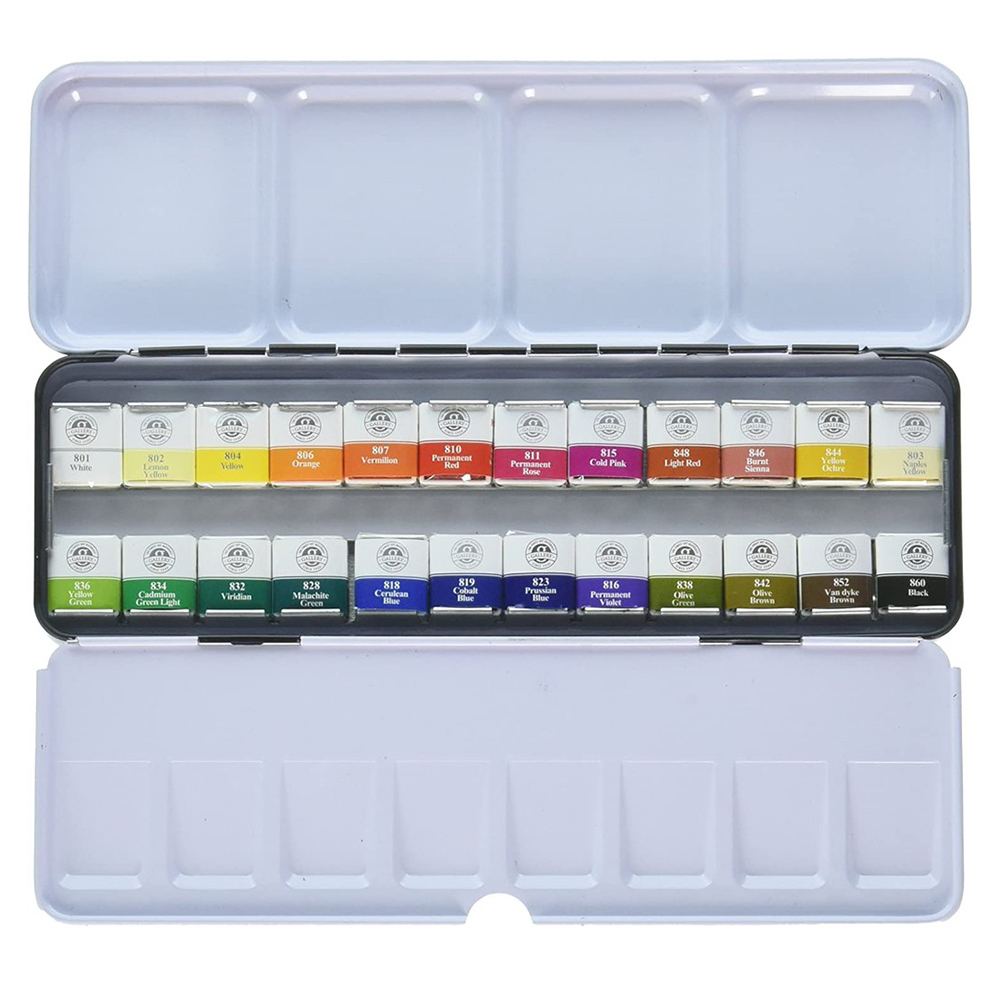 Mungyo 24-Kleuren Aquarelset