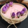 Aromatische Botanische Kaars in Aardewerken Pot – Roos
