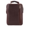 Echt leren schoudertas crossbody – verstelbare band