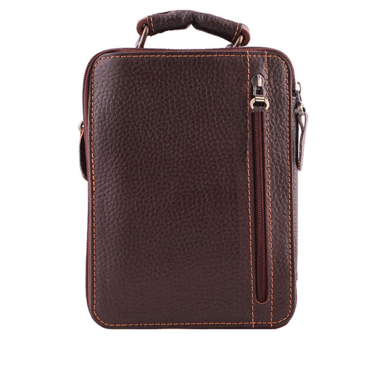Echt leren schoudertas crossbody – verstelbare band