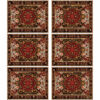 Blooming Beauty Placemat – Bloemenelegantie voor Elke Maaltijd (Set van 6)