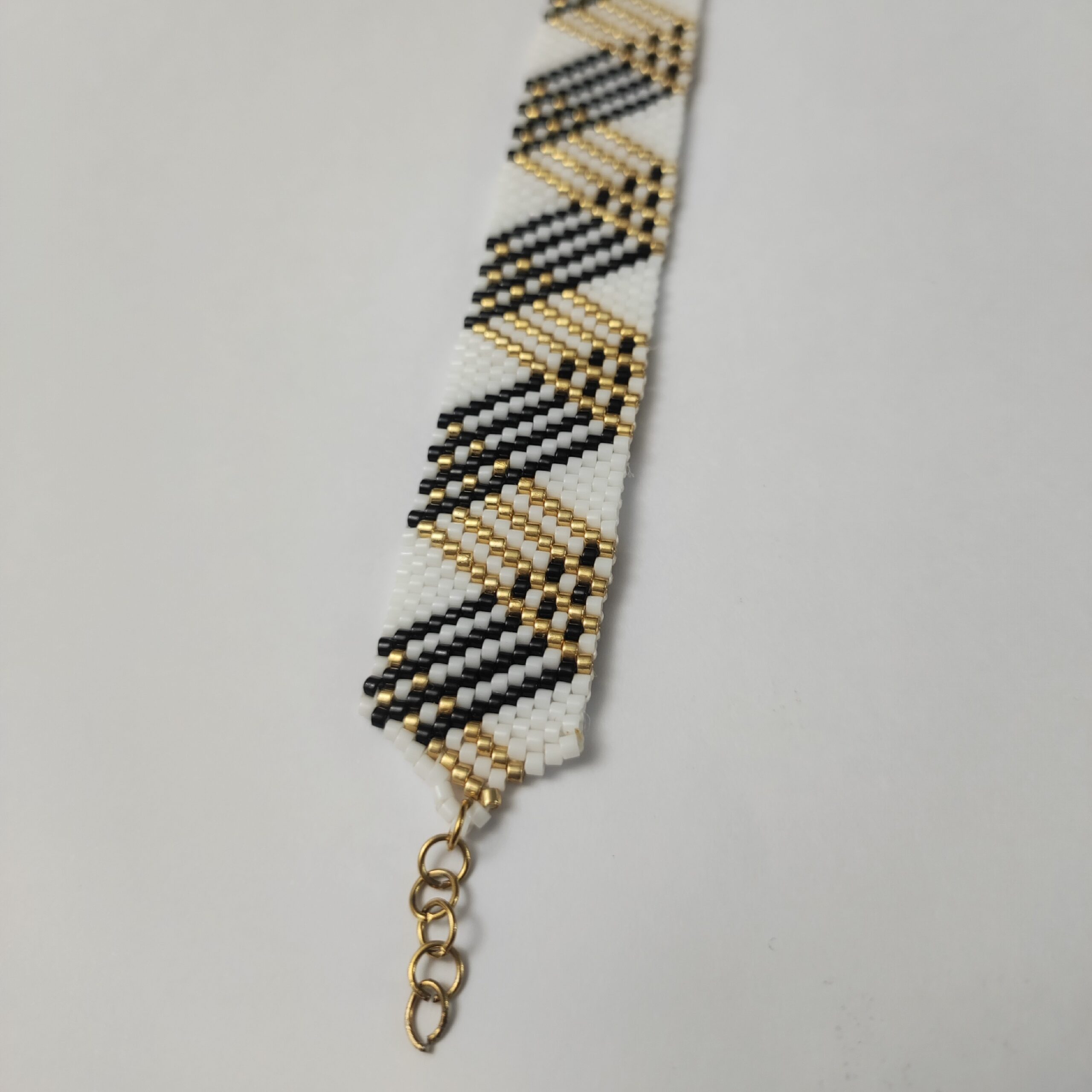 Boho Chic Geweven Kralenarmband – Geometrisch