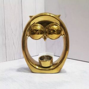 Keramische Kaarshouder – Uil Ontwerp Een Perfect Decoratief Accent voor Elke Kamer