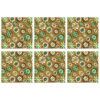 Chique Abstracte Geometrie Placemat Groen (Set van 6)
