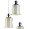 Chique Cluster Hanglamp met Heldere, Hoogwaardige Glazen Kappen