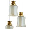 Chique Cluster Hanglamp met Heldere, Hoogwaardige Glazen Kappen