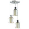Chique Cluster Hanglamp met Heldere, Hoogwaardige Glazen Kappen