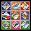Herdenkingszegel Model van Oostenrijk, Set van 9 Stuks