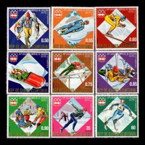 Herdenkingszegel Model van Oostenrijk, Set van 9 Stuks