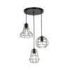 Hedendaagse Metaal Cluster Hanglamp – Elegant en Gedurfd