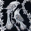Gegraveerd Paneel van Twee Vogels met Boteh Jegheh Ontwerp