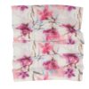 Modieuze Tas & Sjaal Set – Lichtgroen Bloemdesign