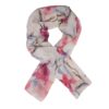 Modieuze Tas & Sjaal Set – Lichtgroen Bloemdesign