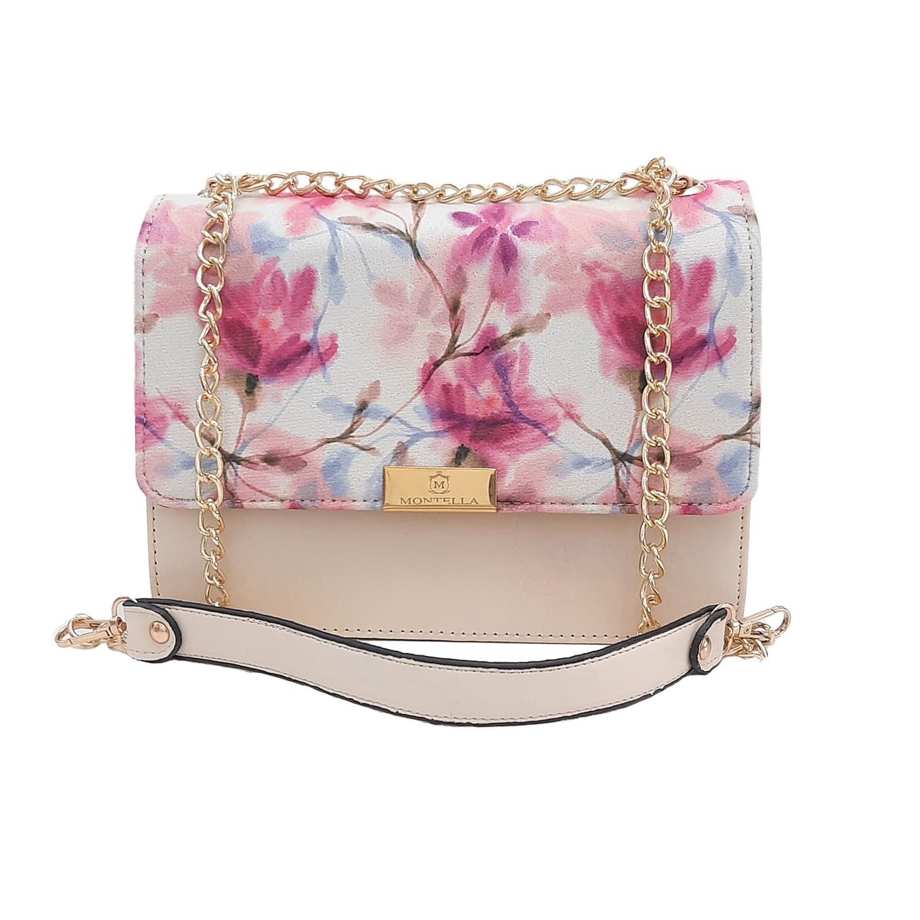 Modieuze Tas & Sjaal Set – Lichtgroen Bloemdesign