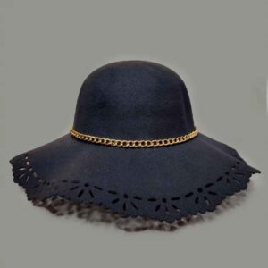 Fedora Chapeau Hoed voor Vrouw – Zwart Vilt