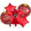 Folieballonset met Persepolis Voetbalteamontwerp, Set van 5