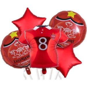 Folieballonset met Persepolis Voetbalteamontwerp, Set van 5