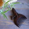 Handgesneden Houten Kam met Walvis-ontwerp