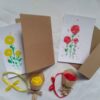 Handgeschilderde Rozen Wenskaarten (Set van 8)