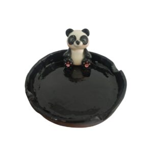 Handgemaakte Keramische Asbak Panda Ontwerp