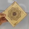 Handgemaakt Houten Sieradendoosje met Geometrische Gravure