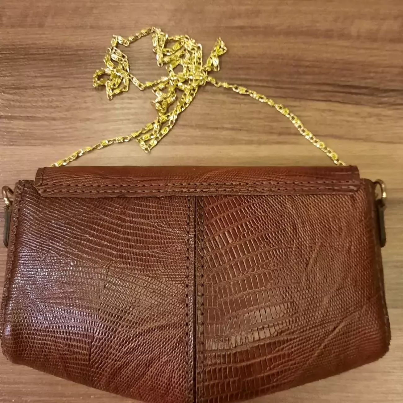 Handgemaakte Echt Leren Kettingriem Tas – Crossbody