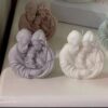 Handgemaakte Sculptuurkaars – Familie Liefde (3 Stuks)