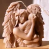 Handgemaakte Sculptuurkaars – Moeders Omhelzing (5 Stuks)