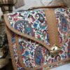 Handgemaakte Termeh Crossbody Tas met Paisley Patroon