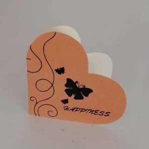 “Happiness” Hartvormige Vlinderkaart