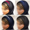 Kleurrijke Maghnaeh Hoofddoek van Tetron Stof