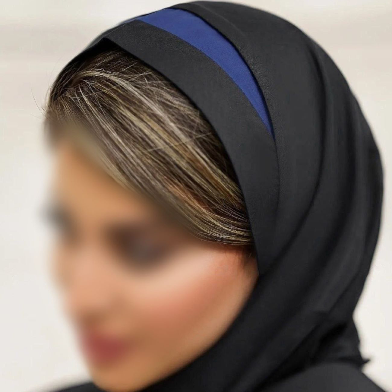 Kleurrijke Maghnaeh Hoofddoek van Tetron Stof