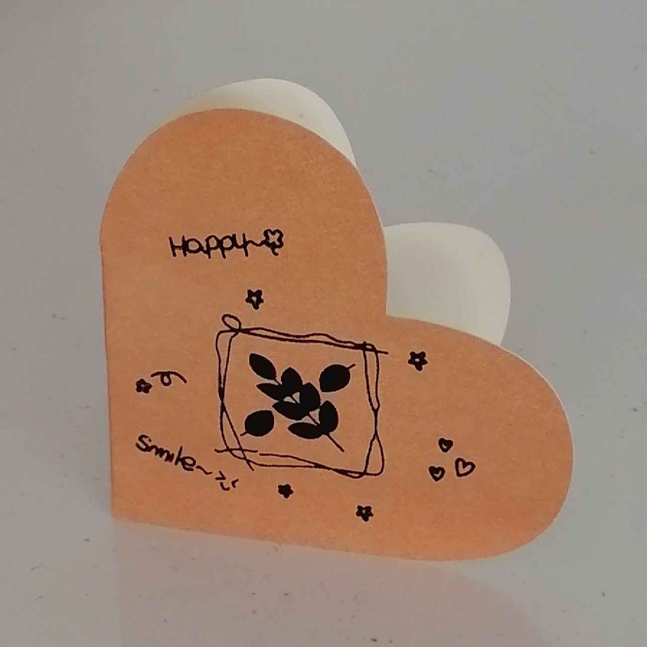 Hartpatroon “Happy” Kaart Een Moderne Viering (X10)