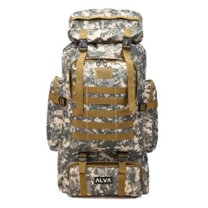 Wanderrugzak – Lichtgewicht, Waterbestendig Camouflage Ontwerp 80 Liter Capaciteit