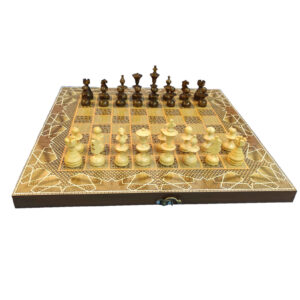 Khatamkari Schaakbord – Handgemaakt Houten Bord